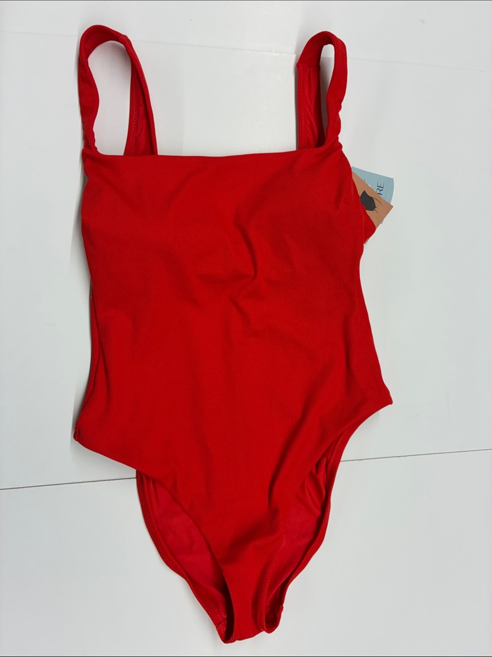 NEW Shade & Shore Women’s Red One-Piece Swimsuit Women’s Size Small
